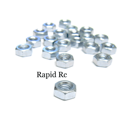 M5 Steel Hex Nuts Bright Zinc plated