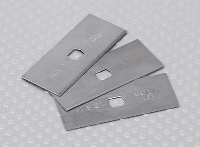 Master Airscrew Razor Plane Replacement Blades (3pcs)