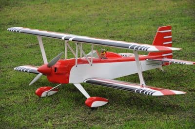 MAX THRUST PRO-BUILD BALSA DOUBLE TROUBLE RED - IC OR ELEC