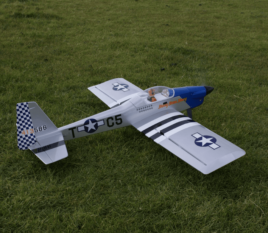 MAX THRUST PRO-BUILD BALSA RUCKUS KIT P-51 - IC OR ELECTRIC