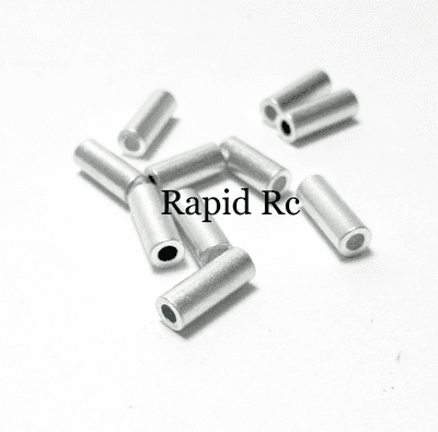 Medium Aluminium Crimping Tube for Pull/Pull Wire (10pc)