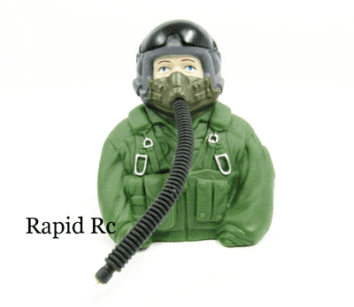 Model JET Pilot 1/6 H81 x W68 x D40mm Green