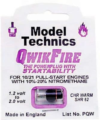 Model Technics Qwik Fire Glow Plug