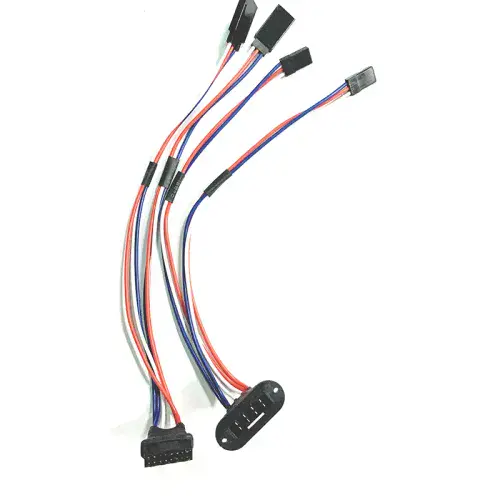 MPX 8 Pins Quad Servo Wing Harness 15cm