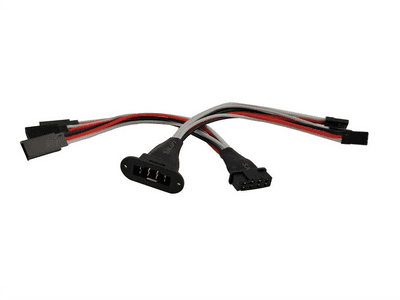 MPX 8 Pins Triple Servo Wing Harness 15cm