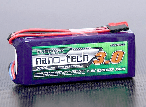 nano-tech 3000mAh 2S2P 20~40C Lipo Receiver Pack 044