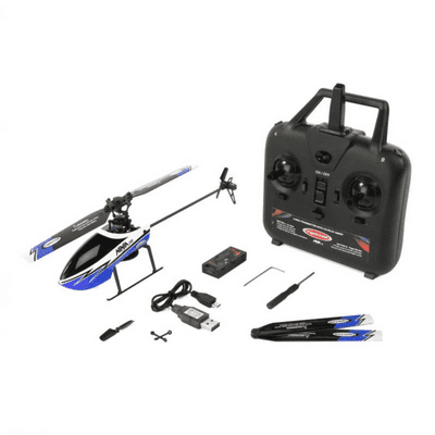 Ninja 250 Helicopter with Co-Pilot Assist, 6-Axis Stabilisation and Altitude Hold (Blue)