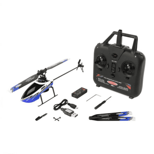 Ninja 250 Helicopter with Co-Pilot Assist, 6-Axis Stabilisation and Altitude Hold (Blue)