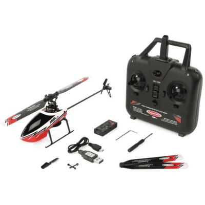 Ninja 250 Helicopter with Co-Pilot Assist, 6-Axis Stabilisation and Altitude Hold (Red)