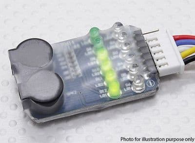 On Board Lipoly Low Voltage Alarm (2s~6s)