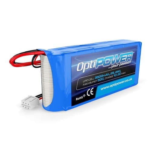 Optipower 2S 3500MAH 20C Receiver Pack OPR35002SRX