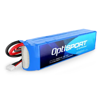 Optisport 3S 11.1v 2200mAh 40C LiPo Battery OPR22003S-40
