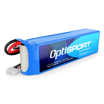 Optisport 4S 14.8v 5000mAh 40C LiPo Battery OPR50004S-40