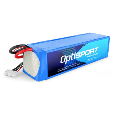 Optisport 6S 22.2v 3300mAh 40C LiPo Battery OPR33006S-40