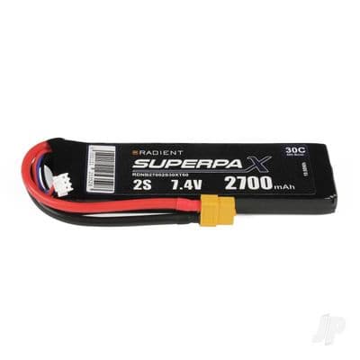 Radient Lipo battery 2S 2700mAh 7.4V 30C XT60