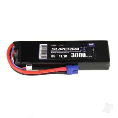 Radient Lipo battery 3S 3000mAh 11.1V 30C EC3