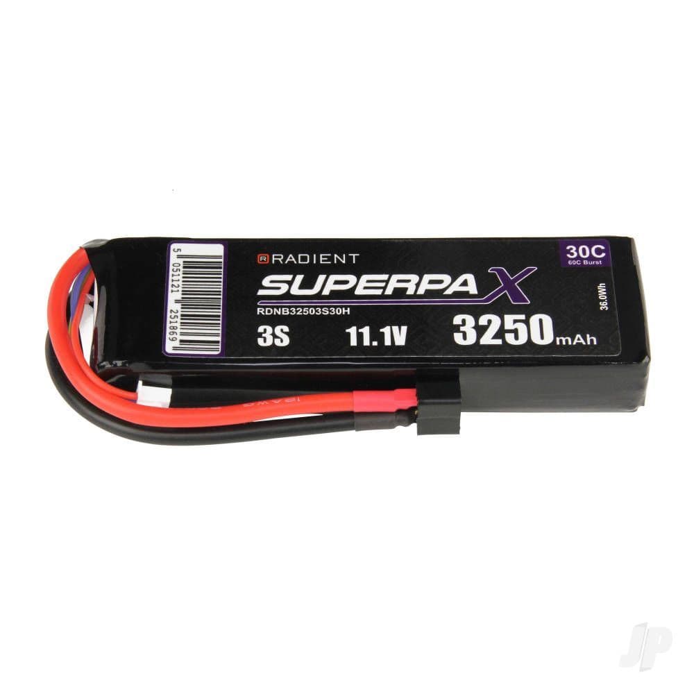 Zeee 3S Lipo - Batería de 2200 mAh, 11.1 V, 50 C, paquete corto con