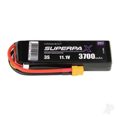 Radient Lipo battery 3S 3700mAh 11.1V 30C XT60