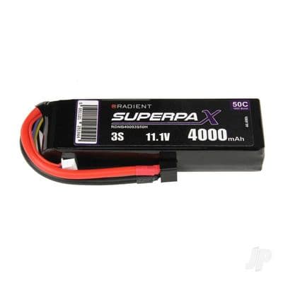 Radient Lipo battery 3S 4000mAh 11.1V 50C Deans
