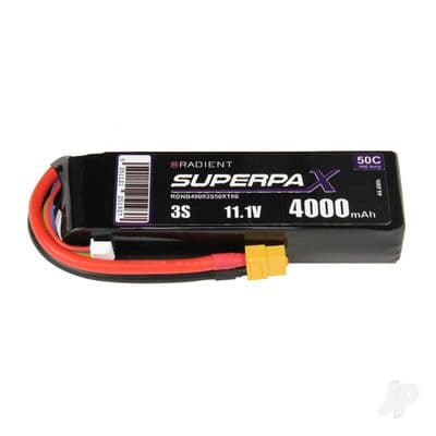 Radient Lipo battery 3S 4000mAh 11.1V 50C XT60