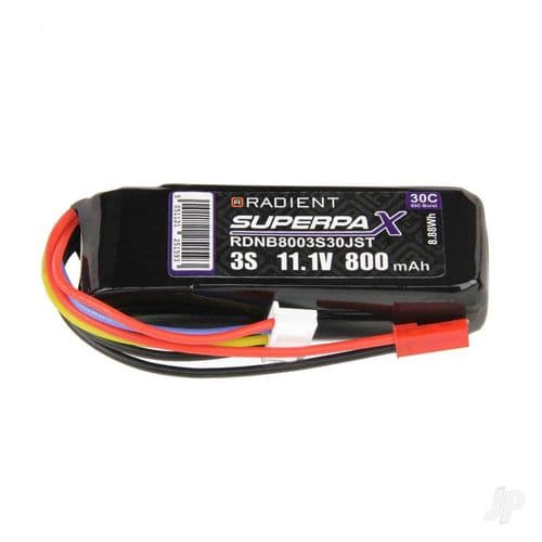 Radient RDNB22003S30XT60 - Radient LiPo Battery - 3S 2200Mah 11.1V 30C - XT60 Li Radient RDNB22003S30XT60 - Radient LiPo Battery - 3S 2200Mah 11.1V 30C - XT60 Li