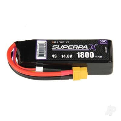 Radient Lipo Battery 4S 1800mAh 14.8V 30C XT60