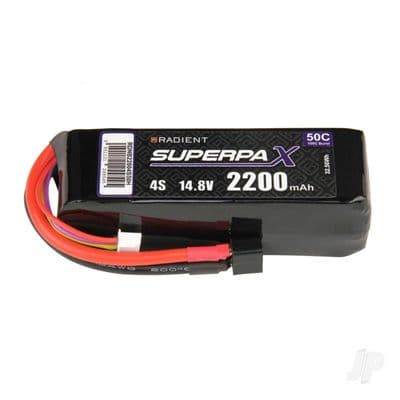 Radient Lipo battery 4S 2200mAh 14.8V 50C Deans