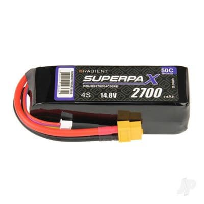 Radient Lipo battery 4S 2700mAh 14.8V 50C XT60
