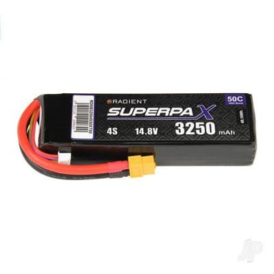 Radient Lipo battery 4S 3250mAh 14.8V 50C XT60