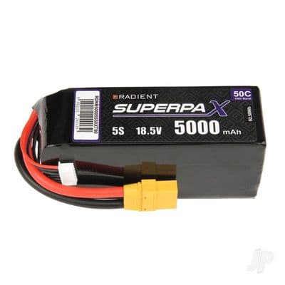 Radient Lipo battery 5S 5000mAh 18.5V 50C XT90