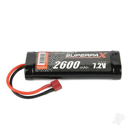 Radient Rc Car Battery NiMH 7.2V 2600mAh SC Stick, TAM 