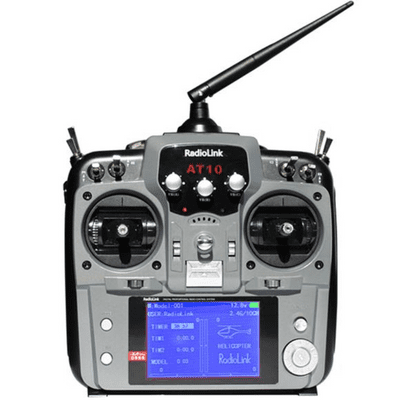 Radio Link AT10II 2.4GHz 12-Channel Transmitter with Receiver (Grey)