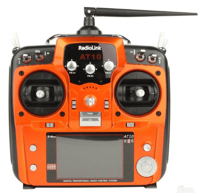 Radio Link AT10II 2.4GHz 12-Channel Transmitter with Receiver (Orange)