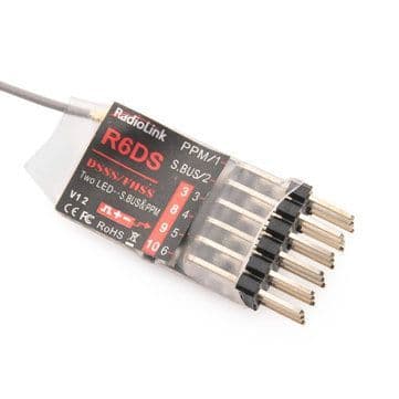 Radiolink 2.4G R6DS Dual 6CH RC Receiver (for Radiolink AT9/ AT10)