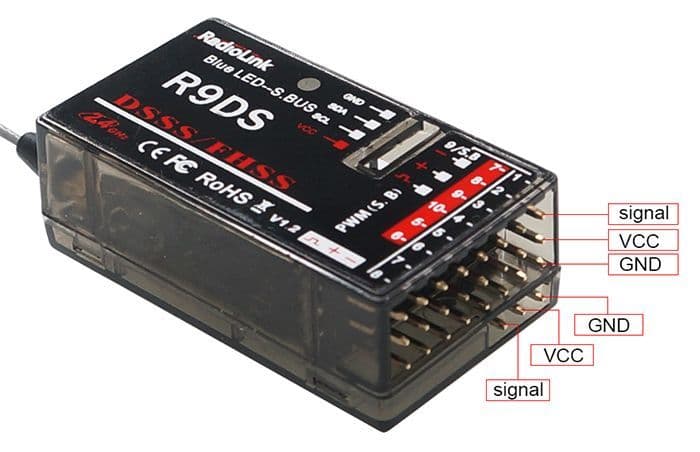 Radiolink 2 4G Receiver R9D for Radiolink AT9/ AT10
