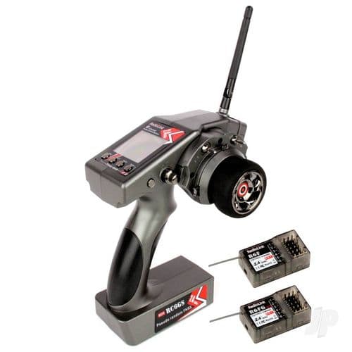 RadioLink RC6GS-V2 2.4GHz 6-Channel Tx with 1x R6FG (Gyro Rx) and 1x R6F (Standard Rx)