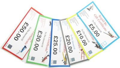 Rapid Rc Gift Certificates