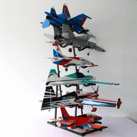 Rc plane storage rack Large Black