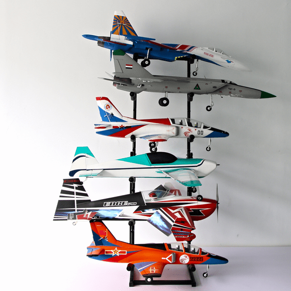 Rc plane storage rack Large Black