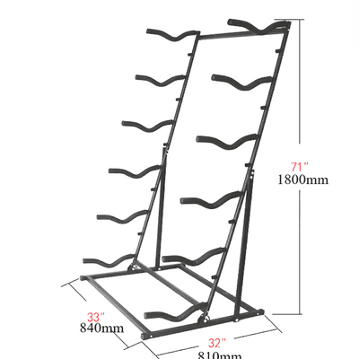 Rc plane storage rack Large Black