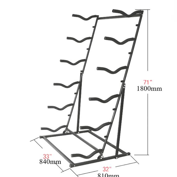 Rc plane storage rack Large Black