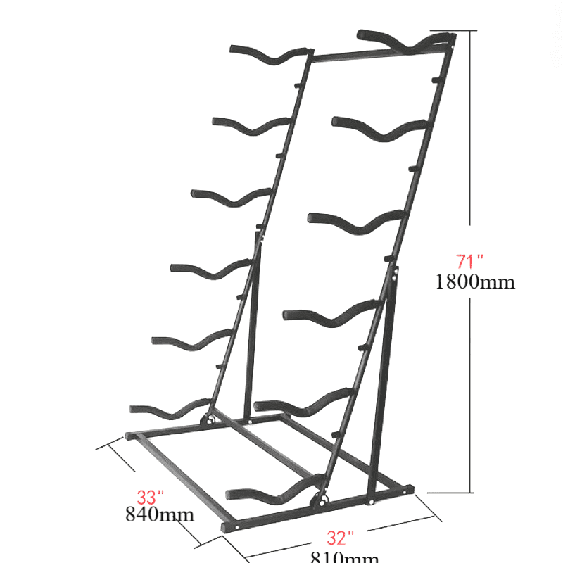 Rc plane storage rack Large Black