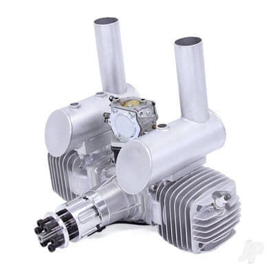RCGF Stinger 125cc Twin Cylinder Rear Exhaust 2-Stroke Petrol Engine