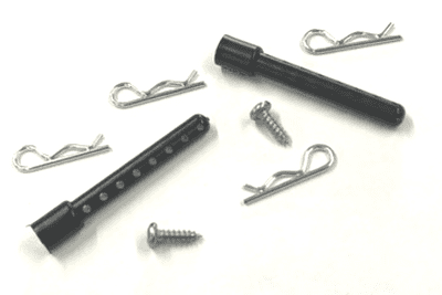 Rear Body Posts and R Clips for 1300 Stock Cars Mini Racer