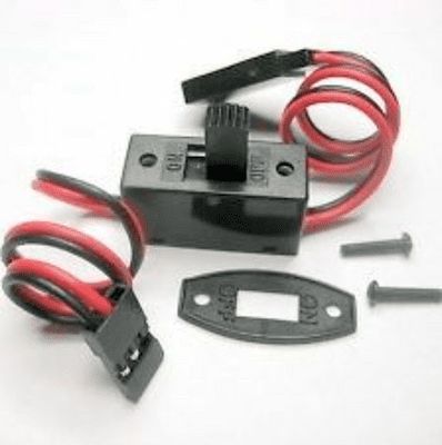 Receiver 0n/off Switch ( 2 plug ) Suits JR & Futaba