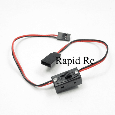 Receiver 0n/off Switch ( 2 plug ) Suits JR & Futaba