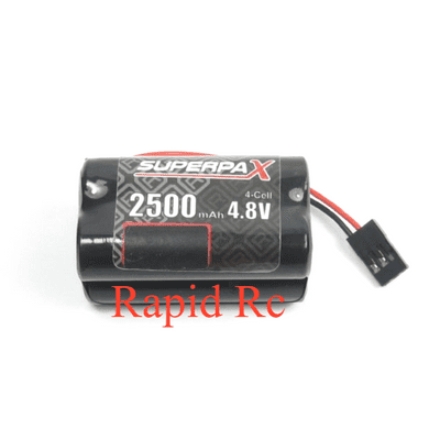 Receiver 4.8 v NiMH  2500mAh AA Square, Rx, JR