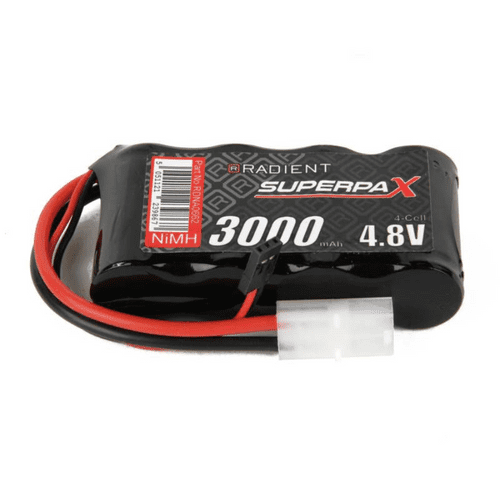 Receiver Battery 4.8V NiMH 3000mAh SC Flat, Rx, TAM / JR