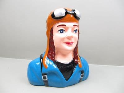 Resin Female Civilian Pilot 88mmx83mmx37mm 1.20 size Sports Girl p67