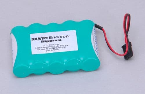 Ripmax Panasonic Eneloop 6.0v 2000mAh AA Ni-MH Rx Pack Flat O-5EN2000AASF